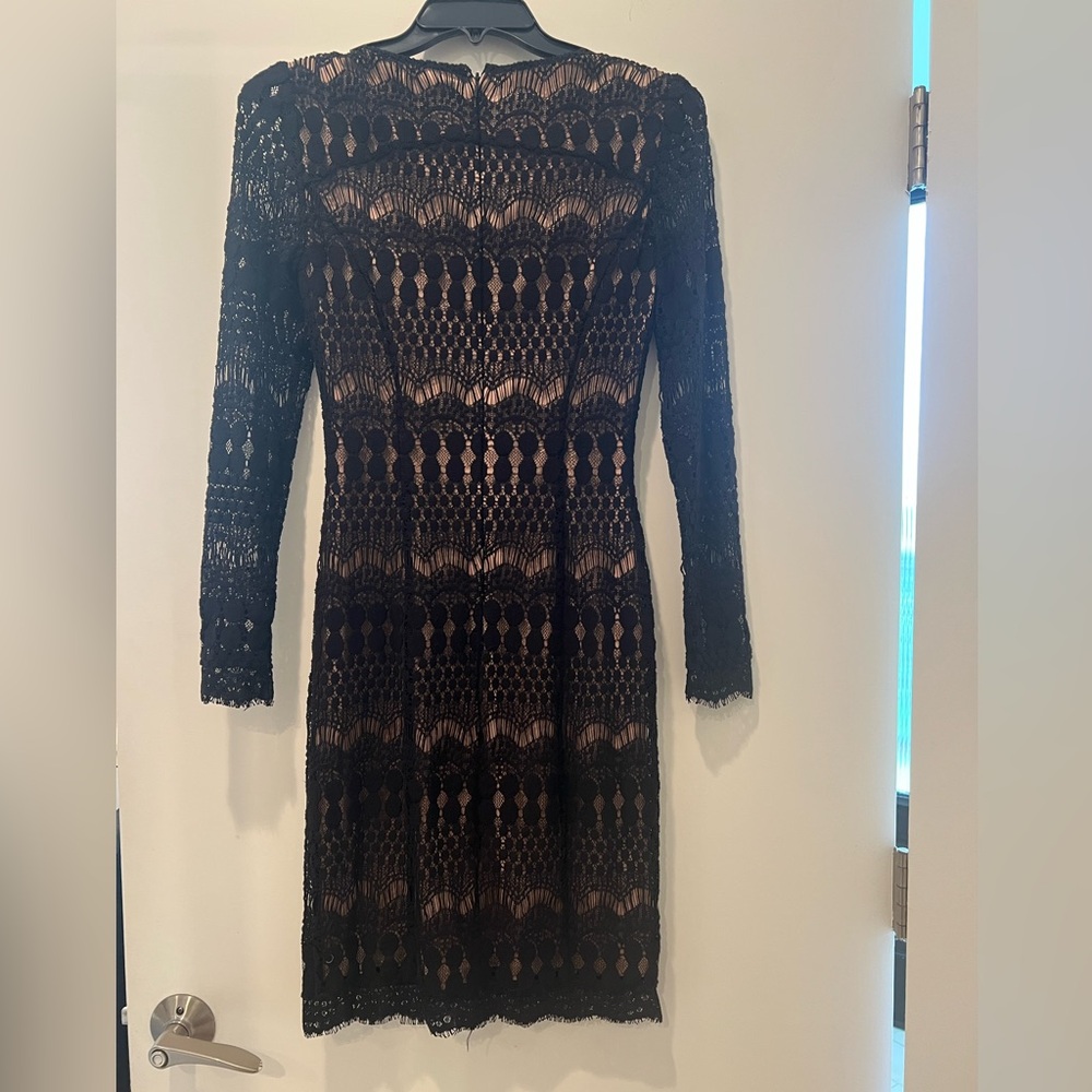 White House Black Market Black Lace Dress